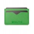 CARD HOLDER MILANO E478 LIGHT GREEN