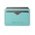 CARD HOLDER MILANO F144 PASTEL MINT