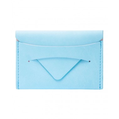 CARD HOLDER ROMA F147 PASTEL BLUE