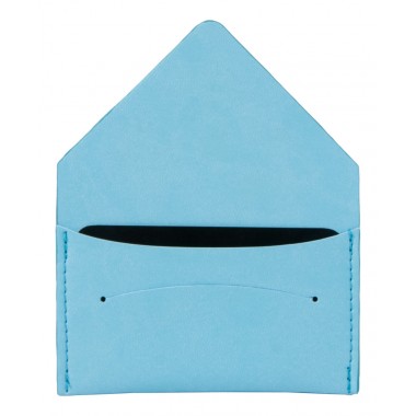 CARD HOLDER ROMA F147 PASTEL BLUE