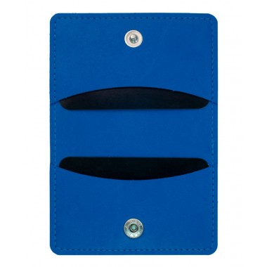 PORTE-CARTES WILDE 4716 BLEU SAPHIR