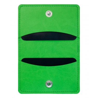 PORTE-CARTES WILDE E478 VERT CLAIR