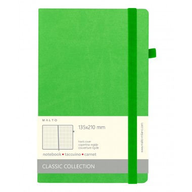 TACCUINO collezione classica E478 VERDE CHIARO