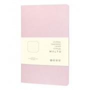 CAHIER collection classique F414 POUDRE ROSE